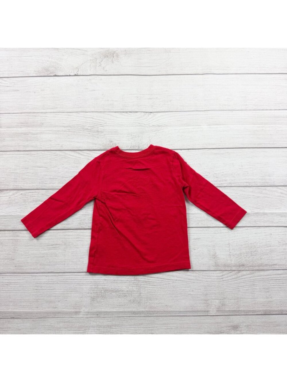 OshKosh Originals Long Sleeve Red Santas Helper T-Shirt Christmas 12-18 Months - Picture 3 of 3